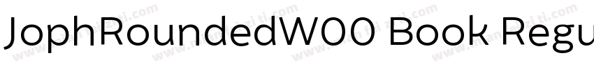 JophRoundedW00 Book Regular字体转换
